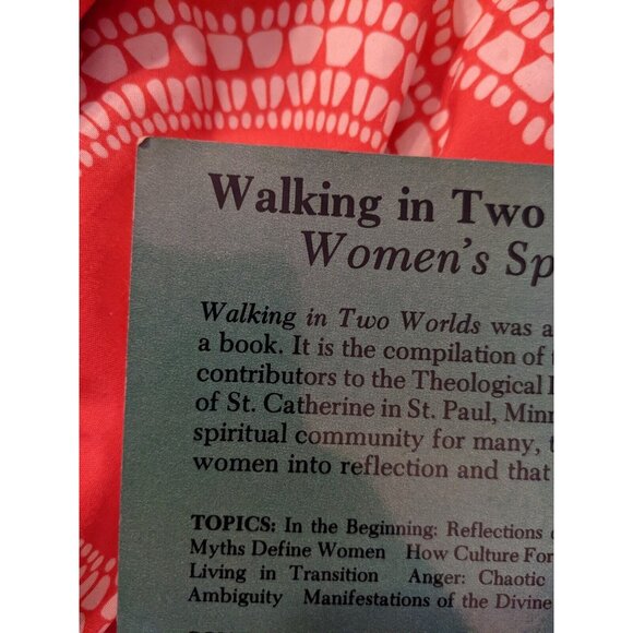 Walking in Two Worlds 1992 Women's Spiritual Paths Christian Theology  Timmerman - Picture 12 of 16